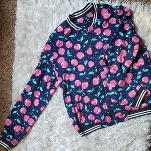 Shein cherry skater jacket